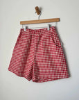 Le Bon Shoppe City Shorts Red Gingham