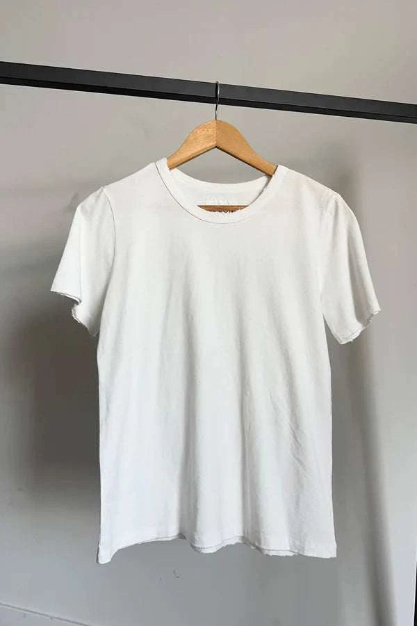 Le Bon Shoppe Organic Vintage Boy Tee White