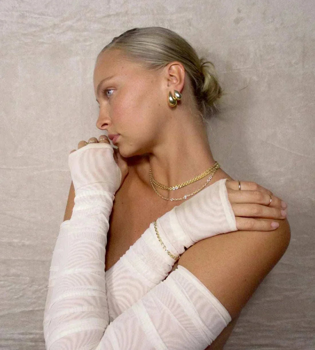 De Sur Vintage Textured Bracelet 7'   