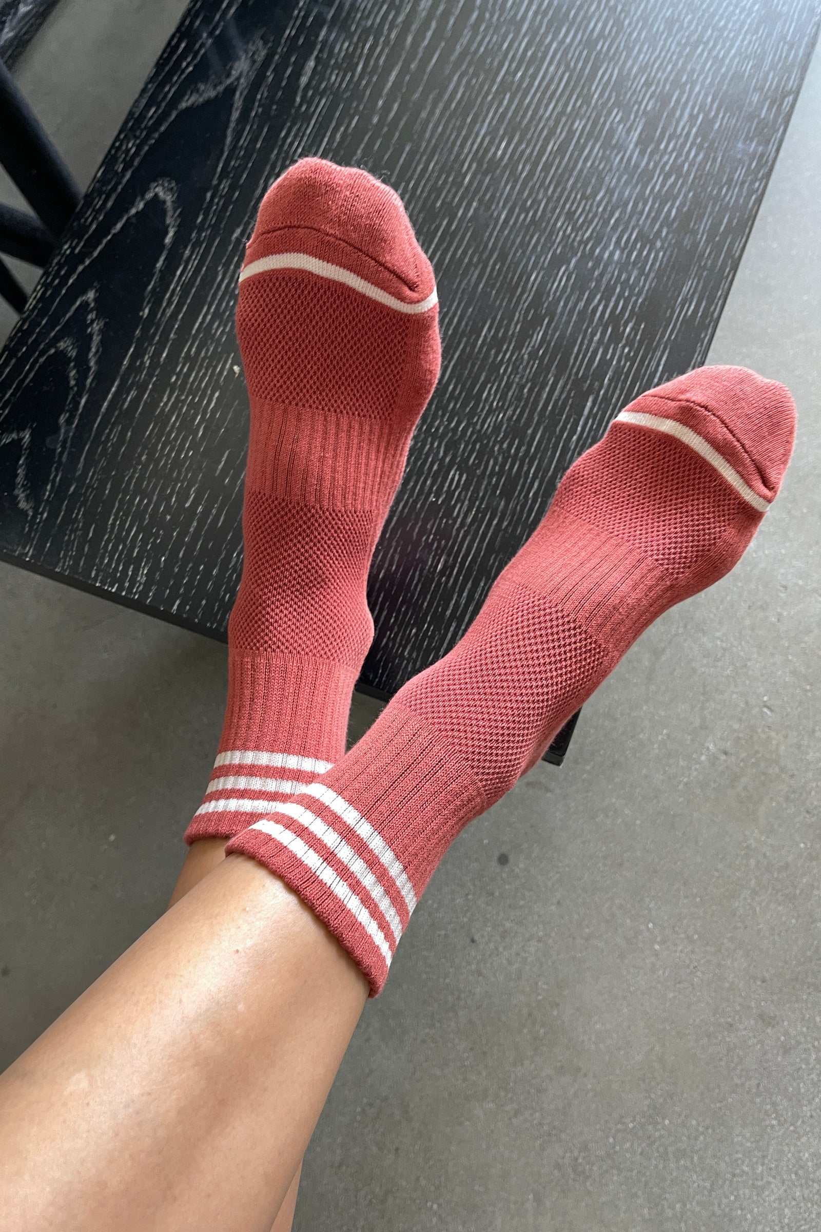 Le Bon Shoppe Girlfriend Socks Terracotta
