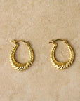 Indigo and Wolfe Iris Earrings