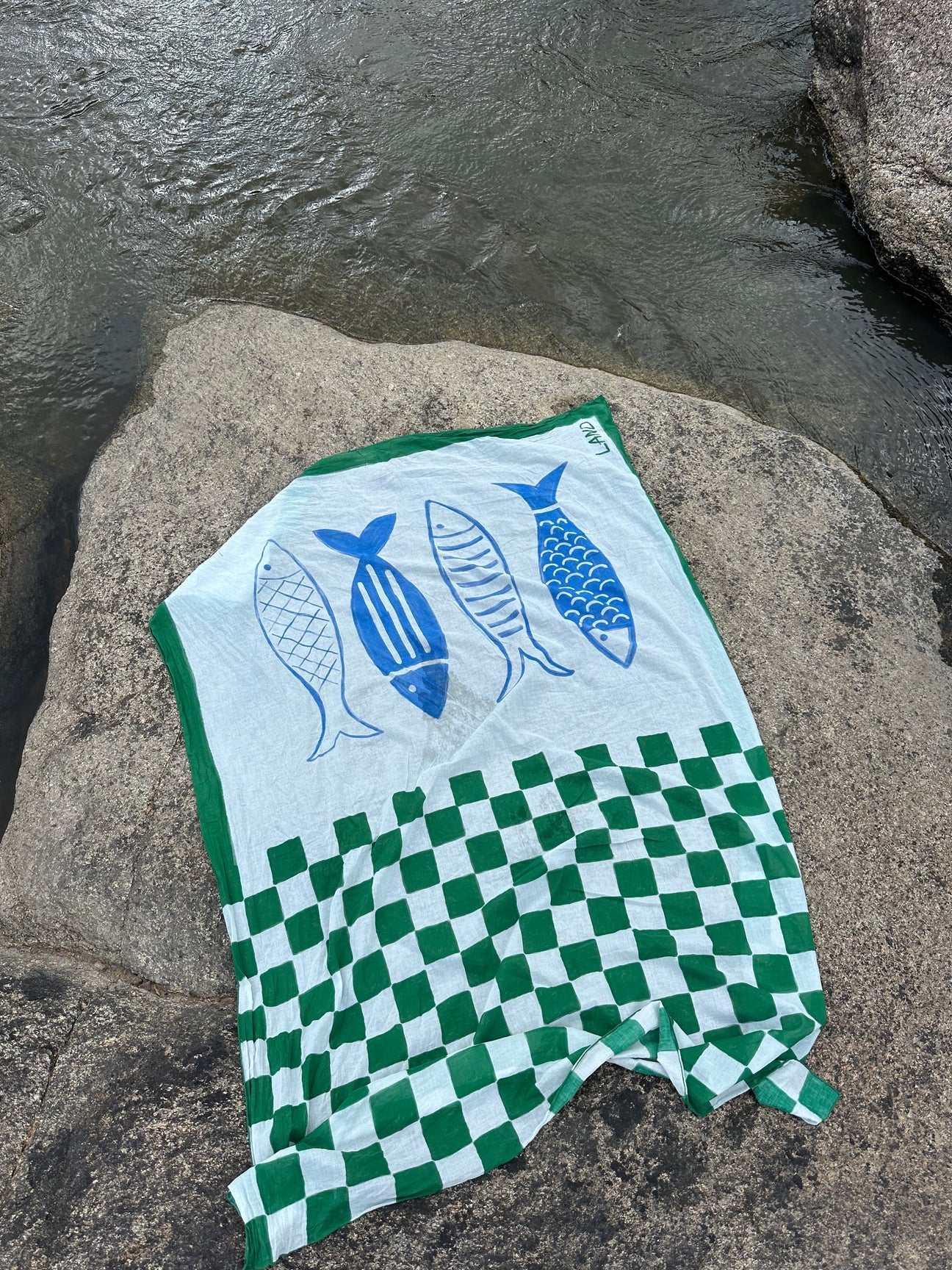 Land Essentials Deep Sea Sarong Forest Sky