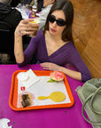 In Your Twenties The Romy 3/4 Sleeve Top Aubergine