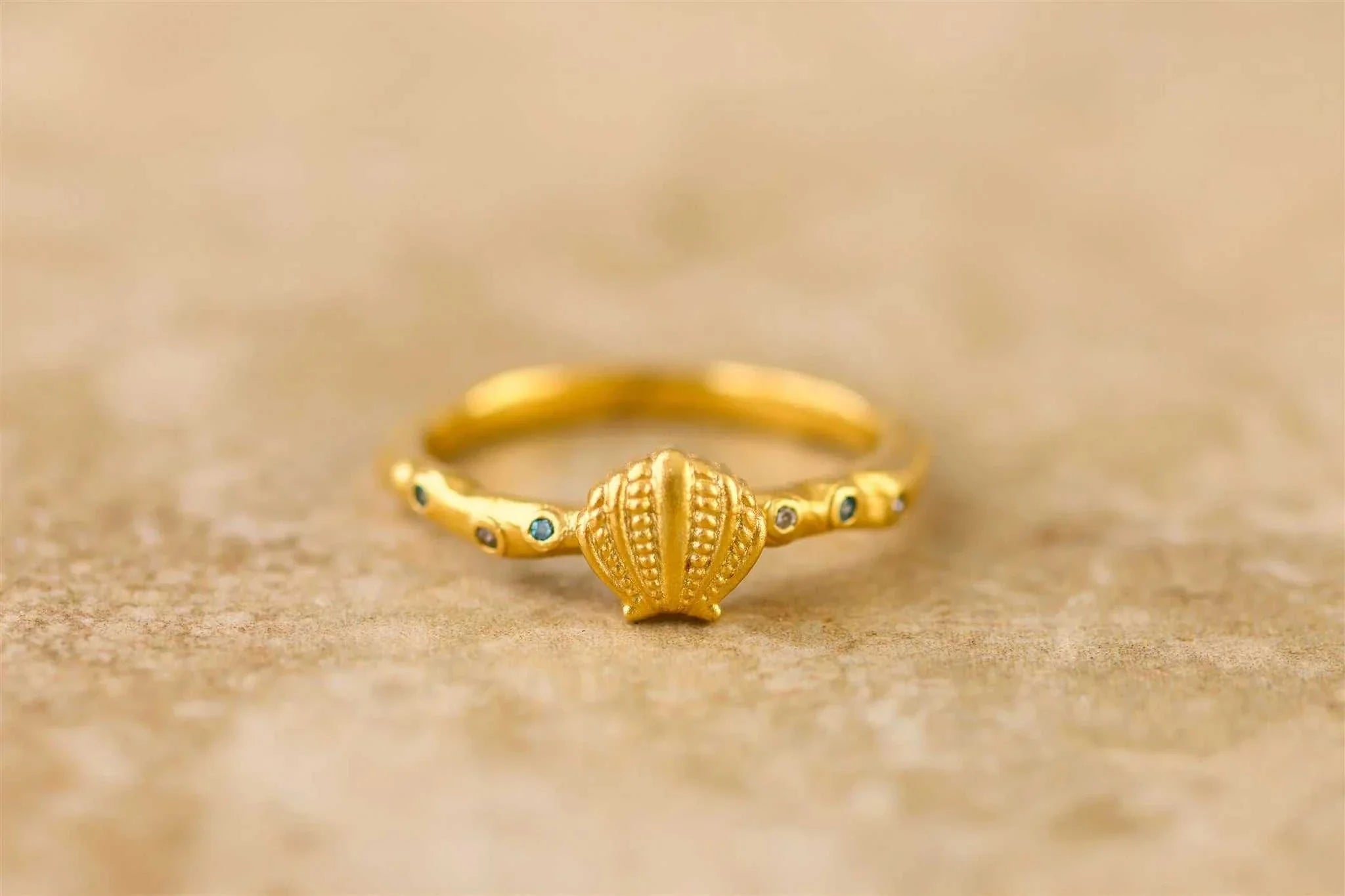 Indigo and Wolfe Naia Ring