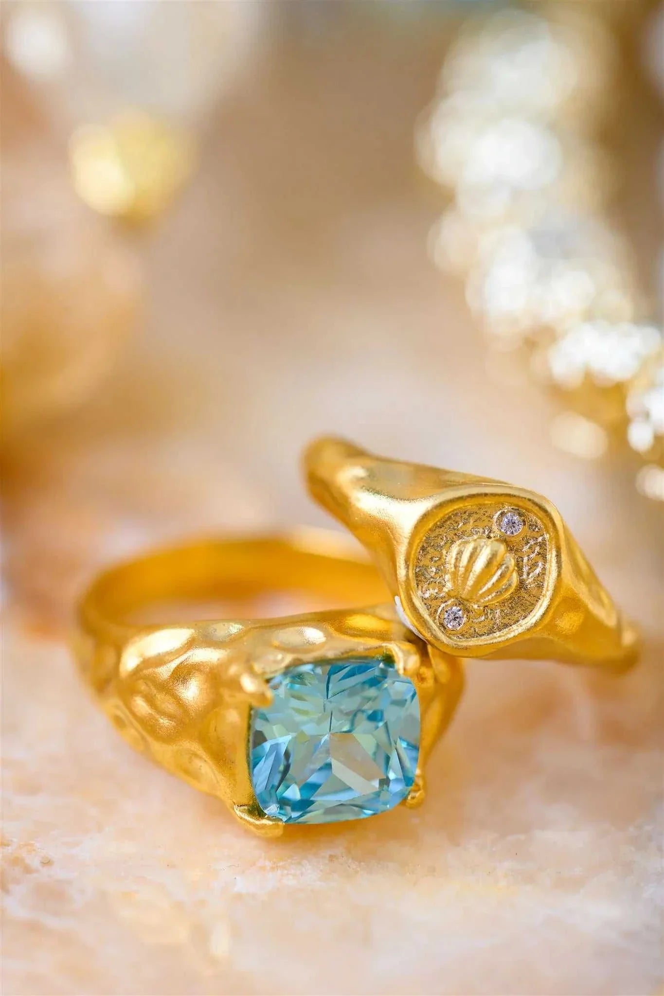 Indigo and Wolfe Marine Ring