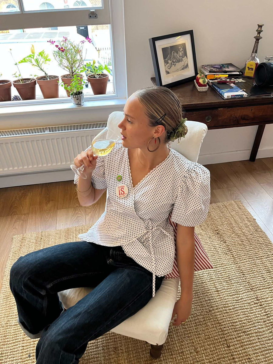 In Your Twenties The Minnie Top Polka Dot