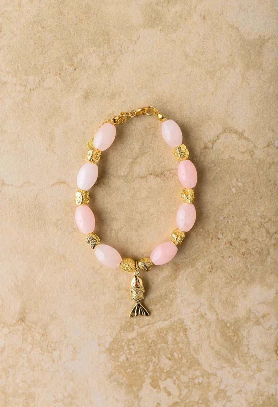 Indigo and Wolfe Goia Rose Bracelet