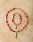 Indigo and Wolfe Goia Pink Necklace