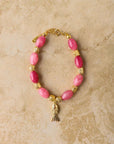 Indigo and Wolfe Goia Pink Bracelet