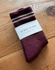Le Bon Shoppe Girlfriend Socks Maroon