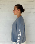 Oolah Southley Cropped Sweatshirt Blue