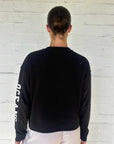 Oolah Southley Cropped Sweatshirt Black
