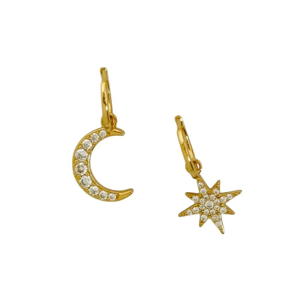 Gold Sister Planet Claire Earrings