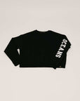 Oolah Southley Cropped Sweatshirt Black