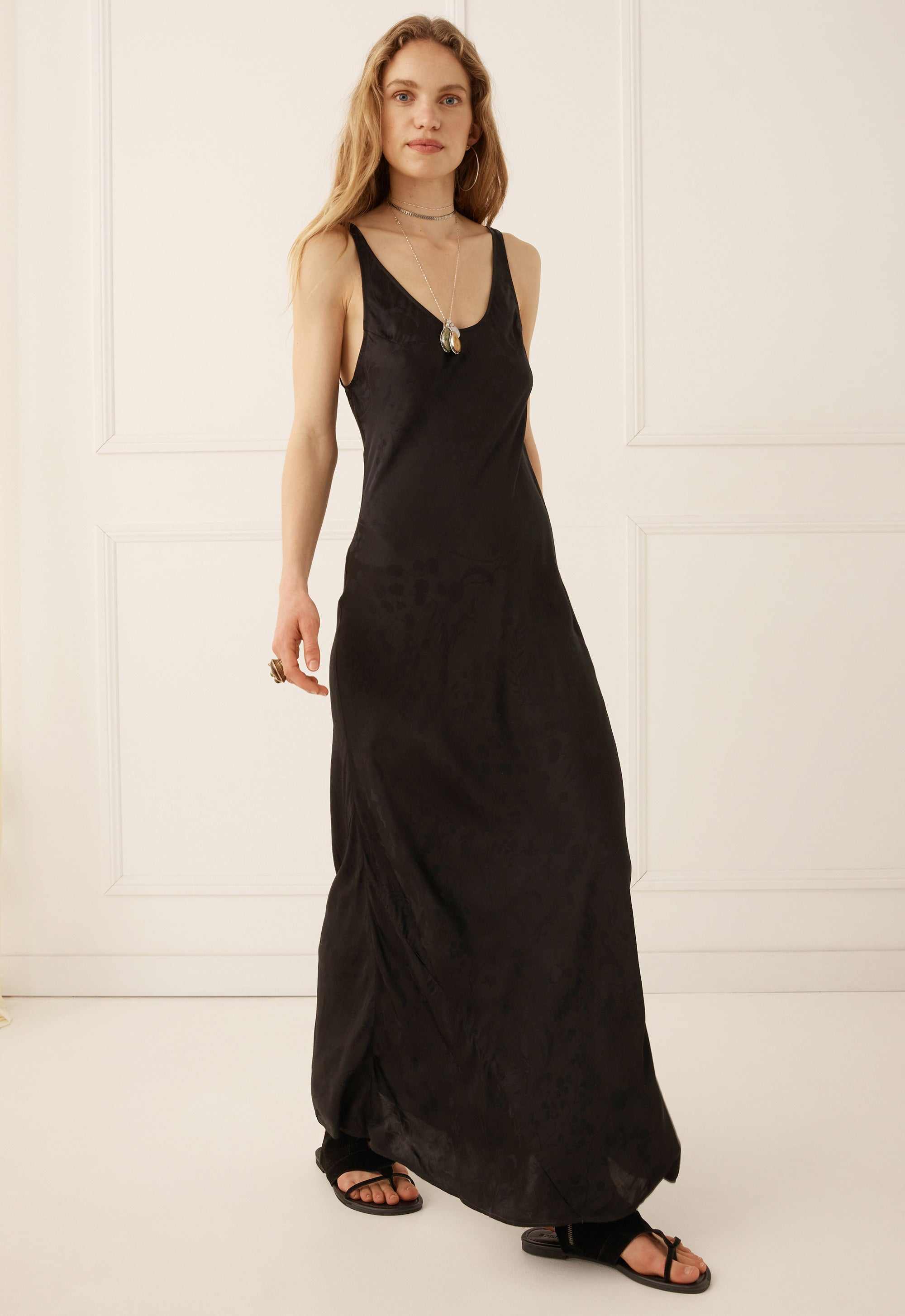 Spell Icon Bias Dress Midnight
