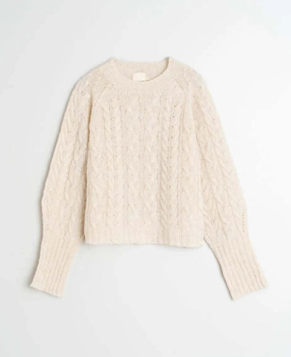 Indi and Cold Jersey Knit 102 Crudo