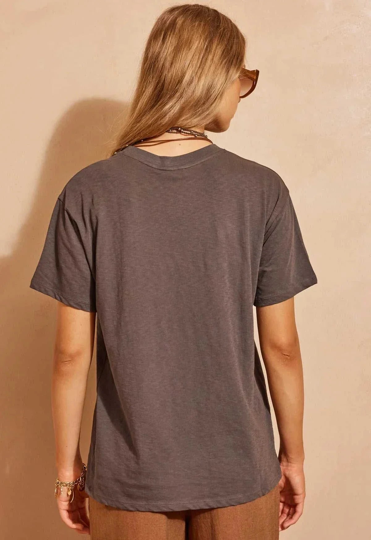 Spell Island Thunder Tee Charcoal
