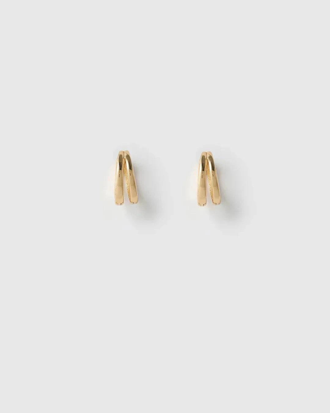 Arms of Eve Jean Gold Huggie Earrings