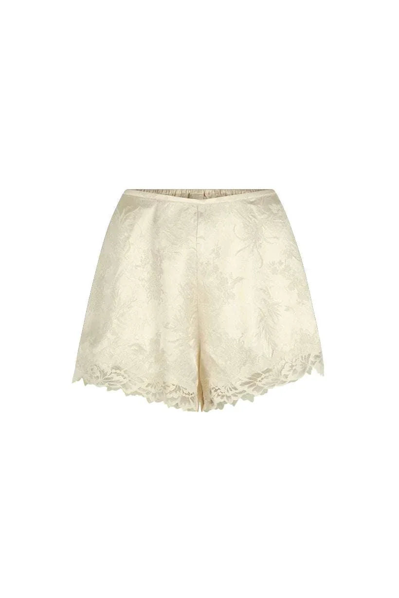 Spell Dubois Lace Short Pearl