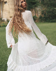 Spell Jessa Pointelle Duster Vintage Cream