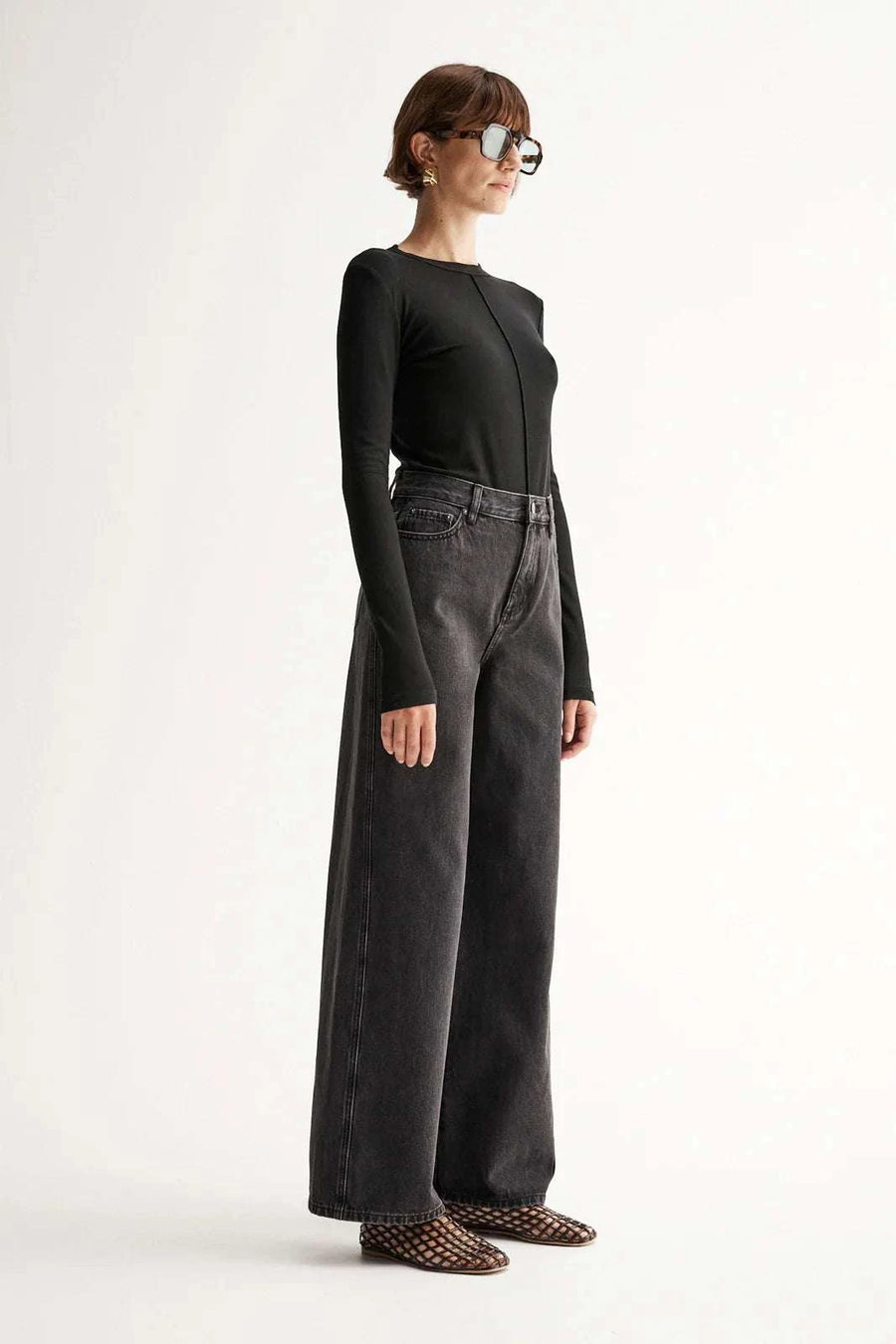Elka Collective Elise Top Black