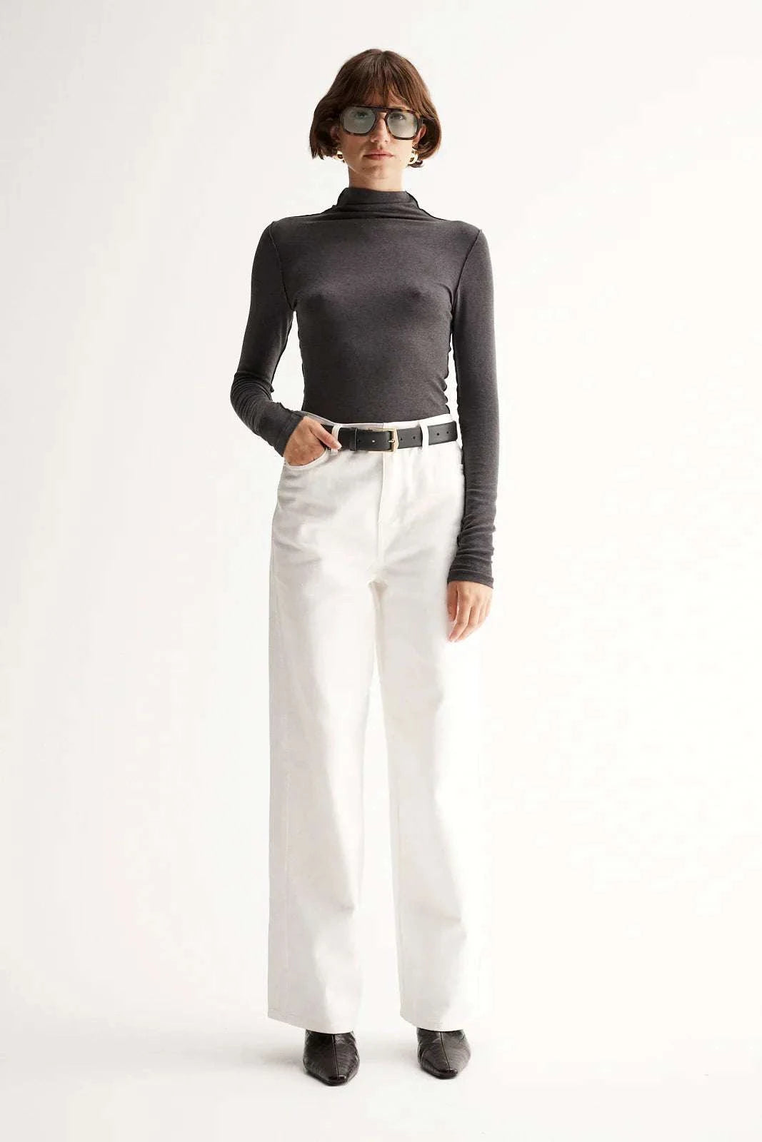 Elka Collective Coco Top Charcoal