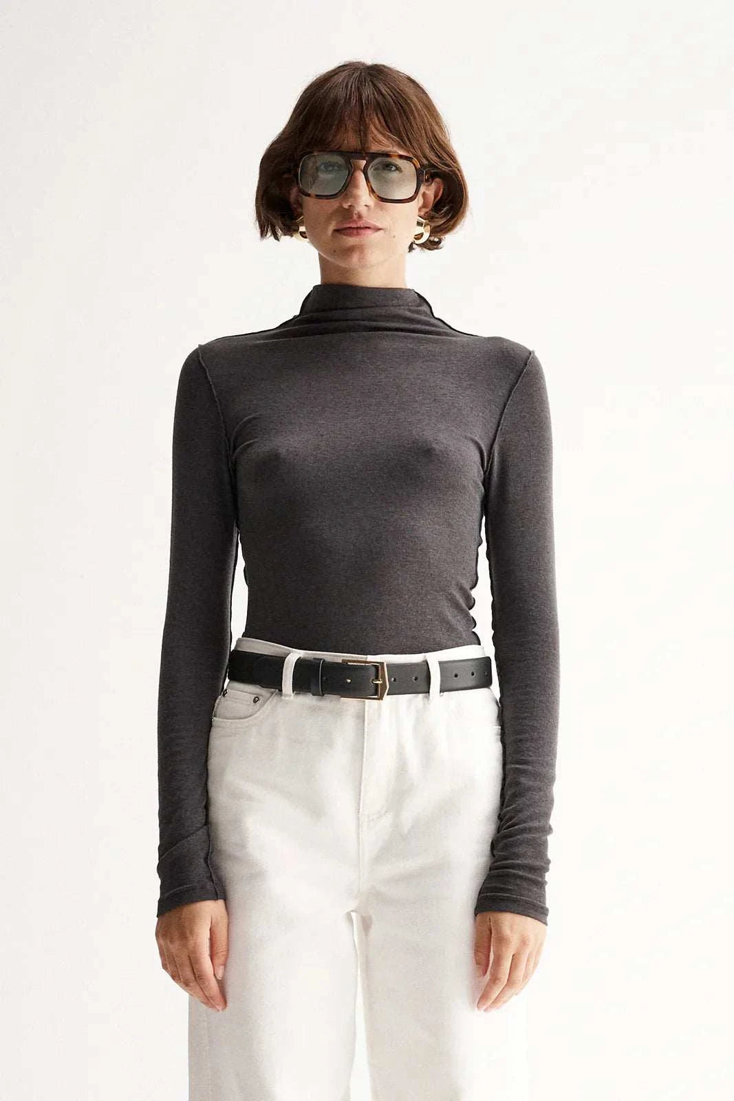 Elka Collective Coco Top Charcoal