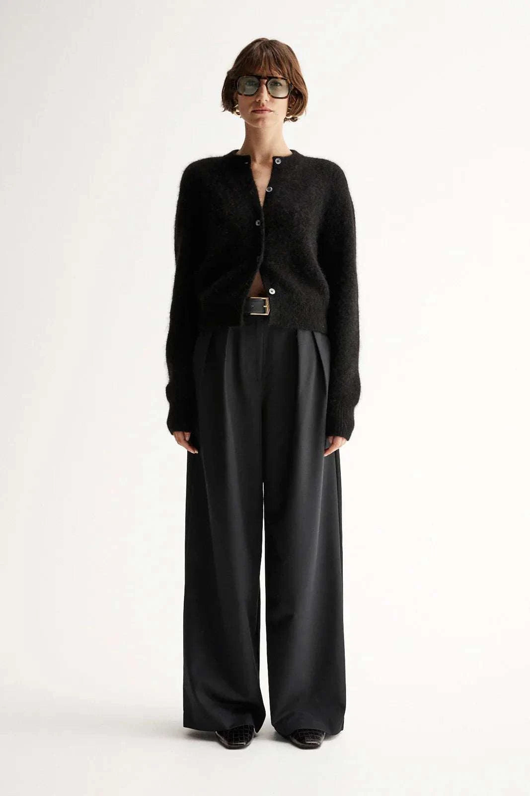 Elka Collective Abigail Knit Cardigan Black