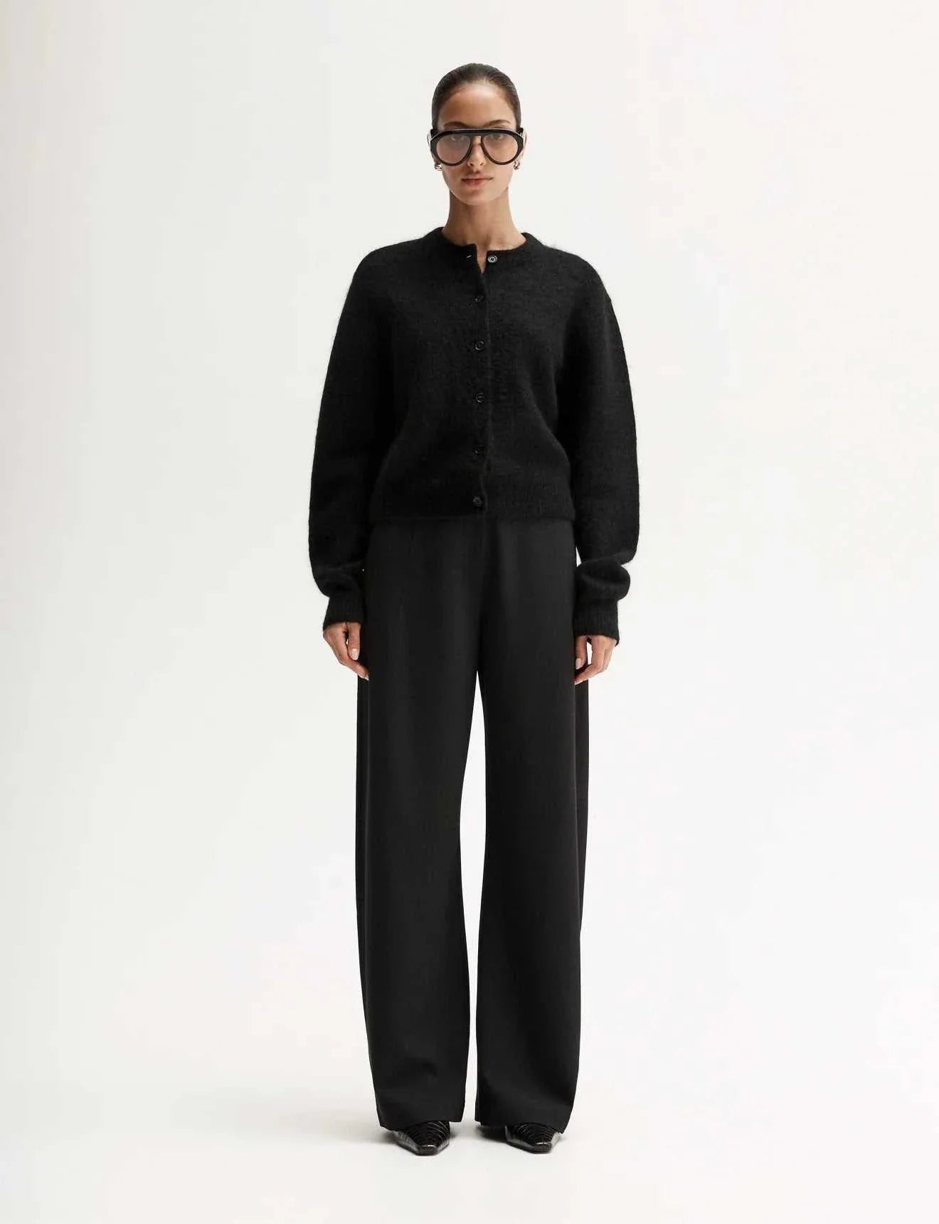 Elka Collective Abigail Knit Cardigan Black