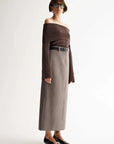 Elka Collective Alexa Knit Top Chocolate