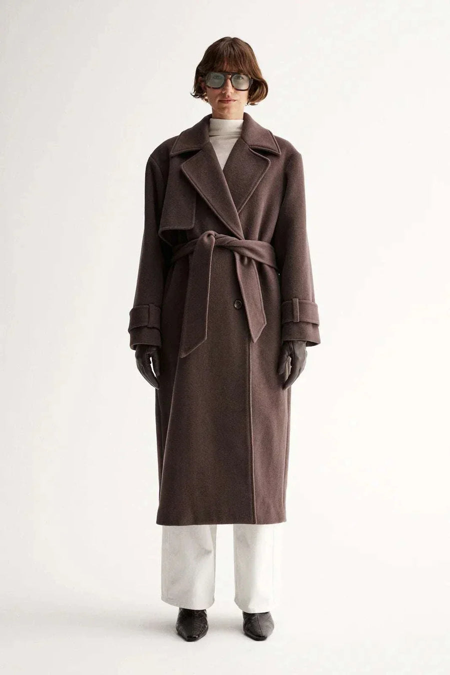 Elka Collective Arna Coat Chocolate
