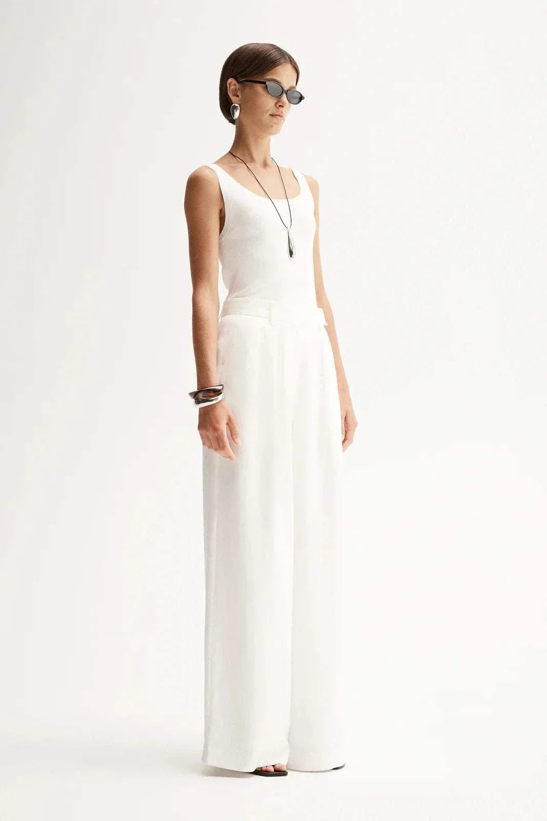 Elka Collective Isabella Pant White