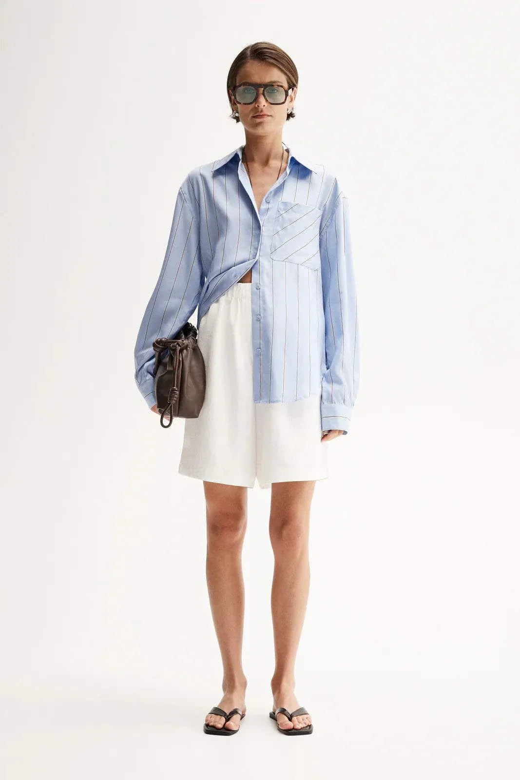 Elka Collective Henry Stripe Shirt Blue