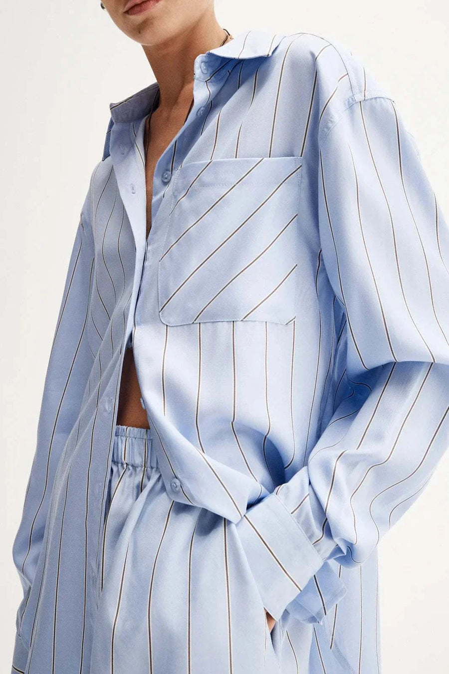 Elka Collective Henry Stripe Shirt Blue