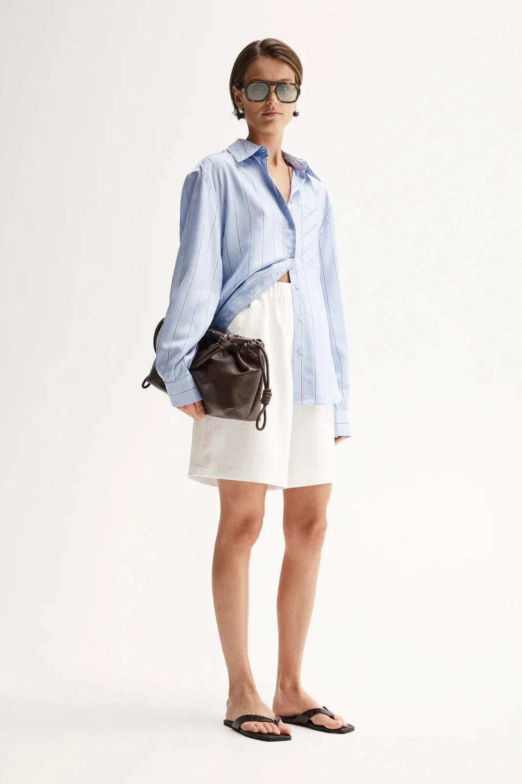 Elka Collective Henry Stripe Shirt Blue