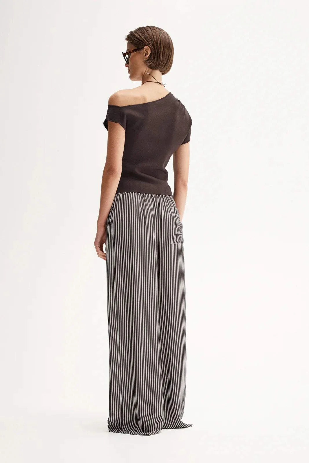 Elka Collective Serena Knit Top Chocolate