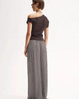 Elka Collective Serena Knit Top Chocolate