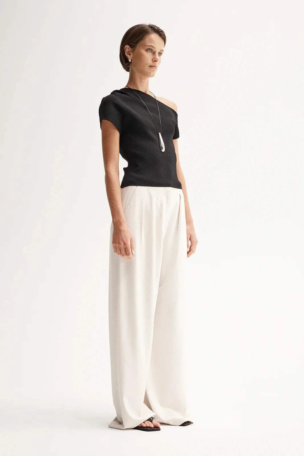 Elka Collective Serena Knit Top Black