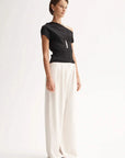 Elka Collective Serena Knit Top Black