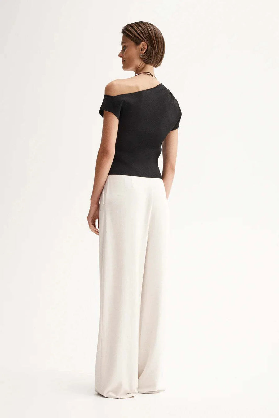 Elka Collective Serena Knit Top Black