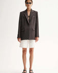 Elka Collective Pharoah Blazer Chocolate
