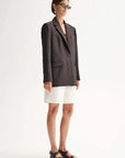 Elka Collective Pharoah Blazer Chocolate
