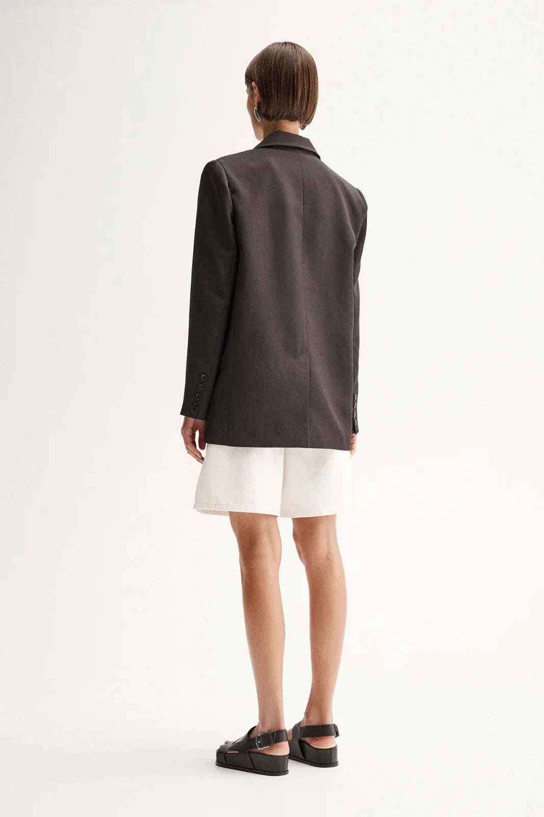 Elka Collective Pharoah Blazer Chocolate