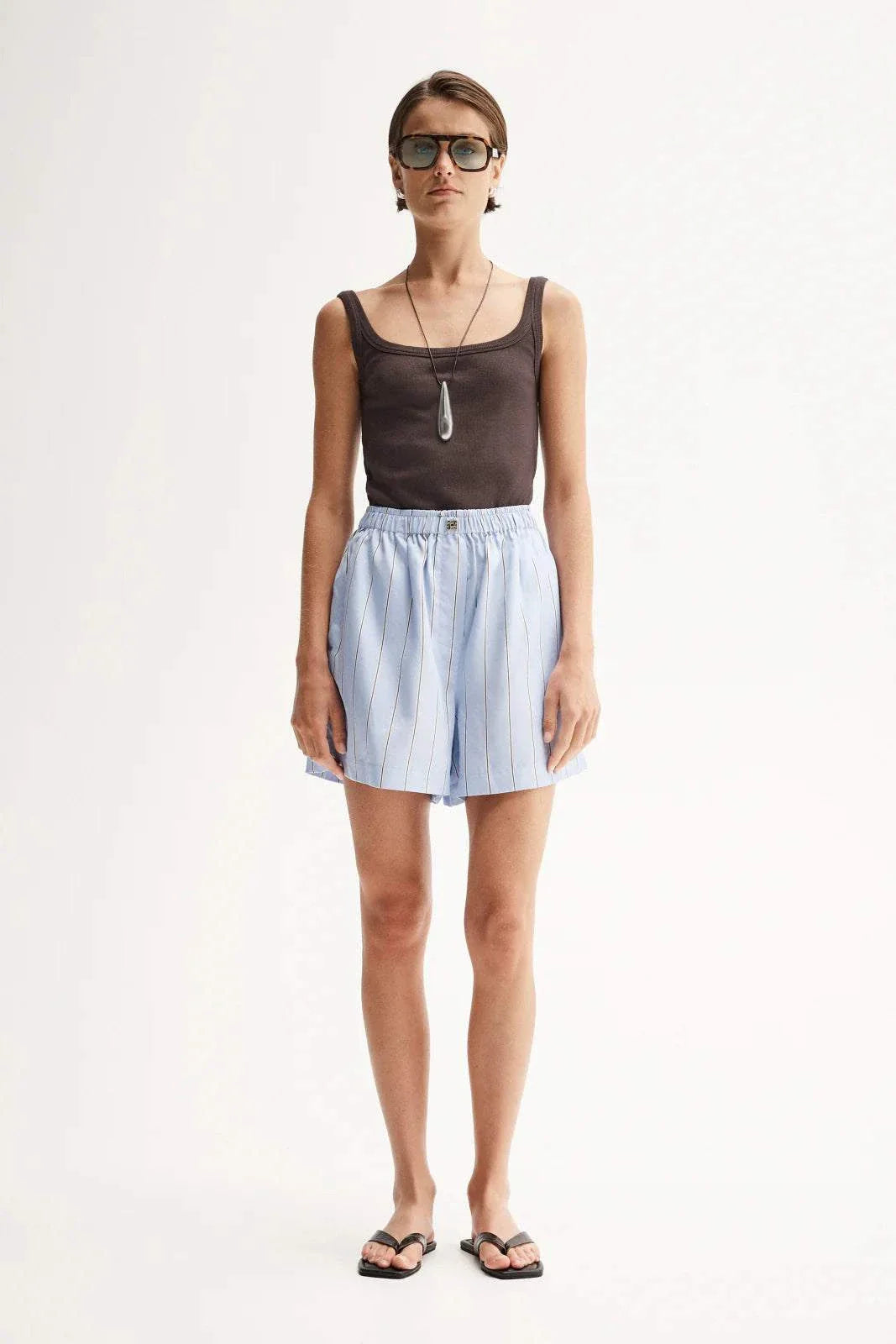 Elka Collective Henry Stripe Short Blue