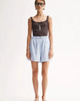 Elka Collective Henry Stripe Short Blue