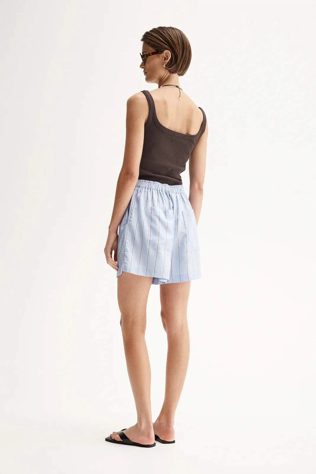 Elka Collective Henry Stripe Short Blue