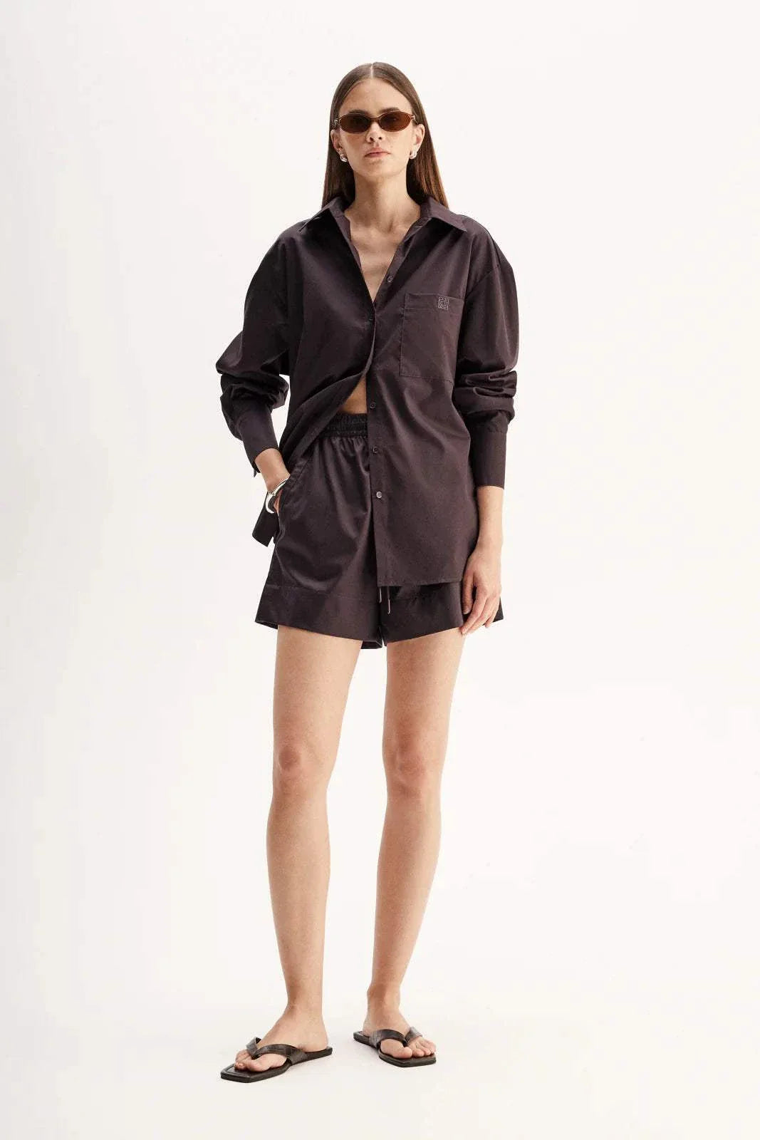 Elka Collective Austin Shirt Chocolate