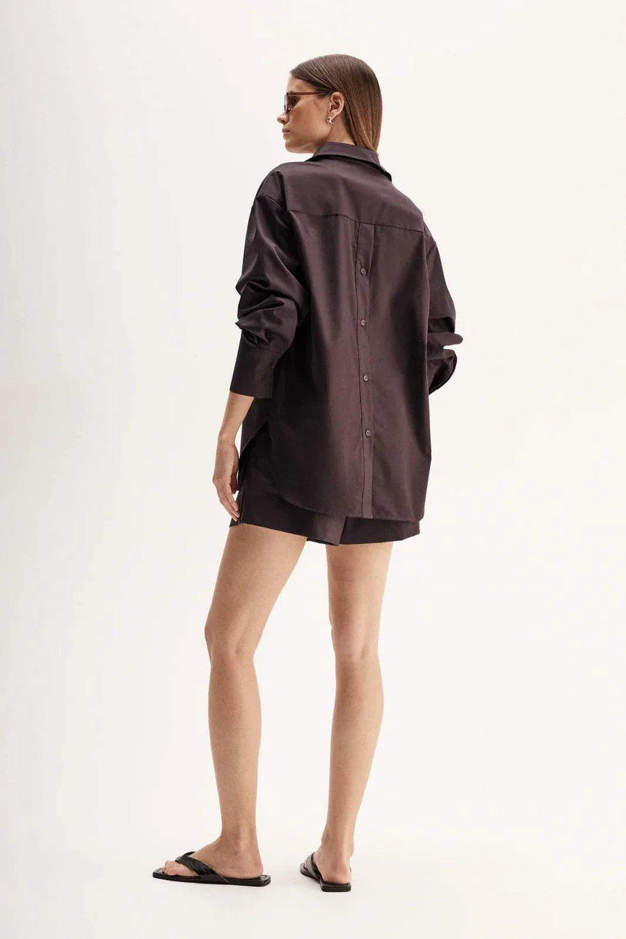 Elka Collective Austin Shirt Chocolate