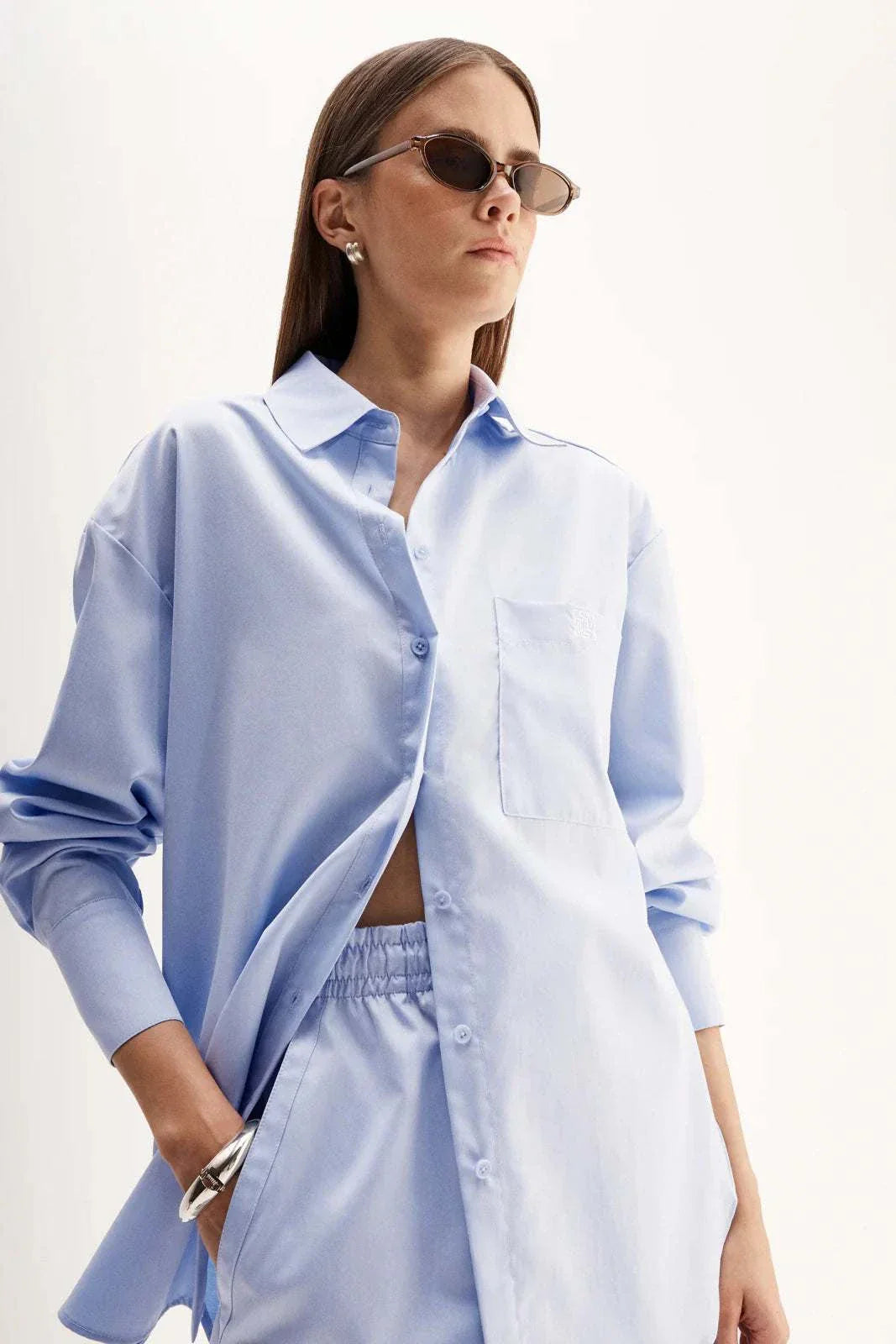 Elka Collective Austin Shirt Light Blue