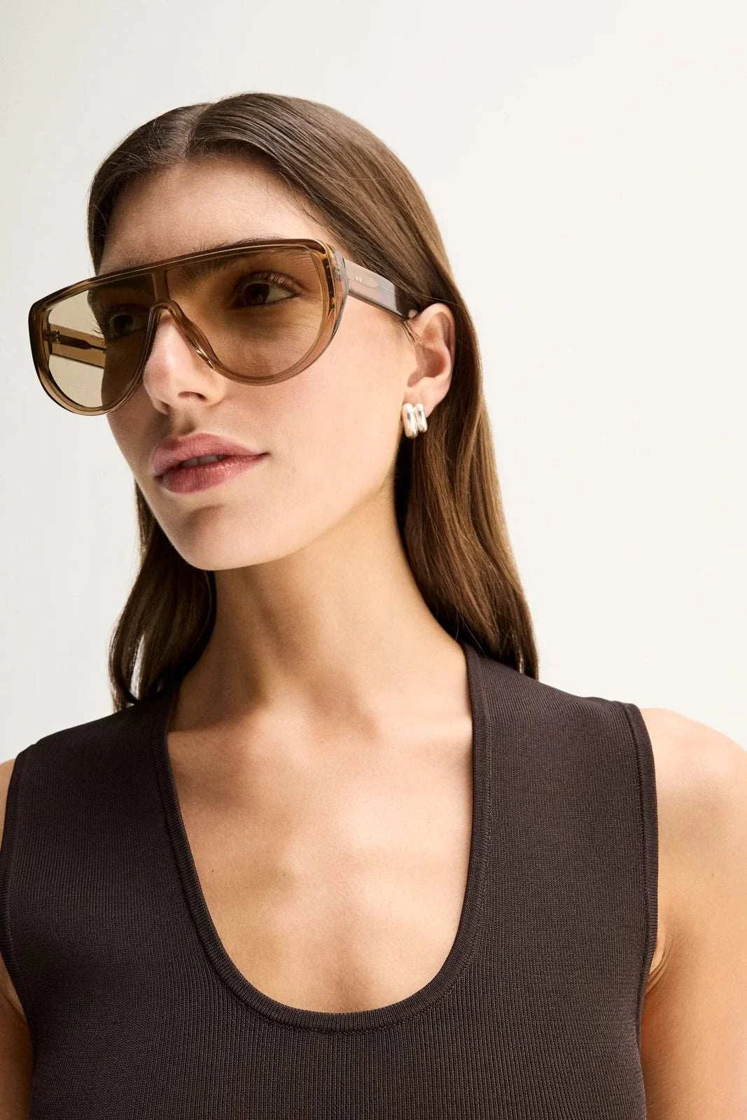 Elka Collective Hayes Knit Top Chocolate